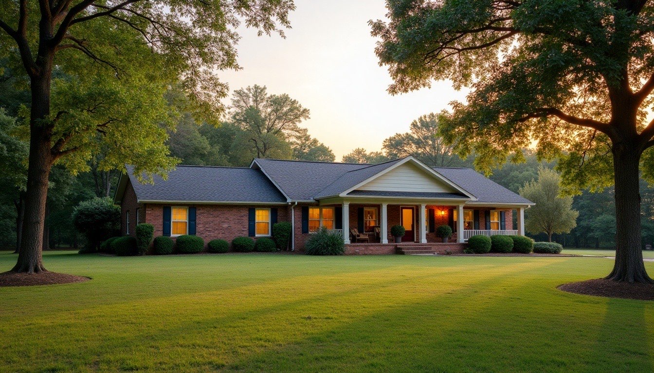 Brick ranch home on an acre lot in Meridianville
